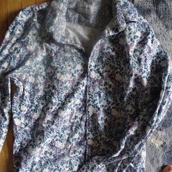 DUCHAMP LONDON MENS CASUAL BUTTON DOWN LONG SLEEVED SHIRT - Picture 2 of 2